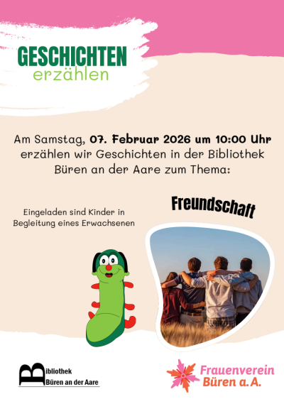 Geschichten erzählen in der Bibliothek