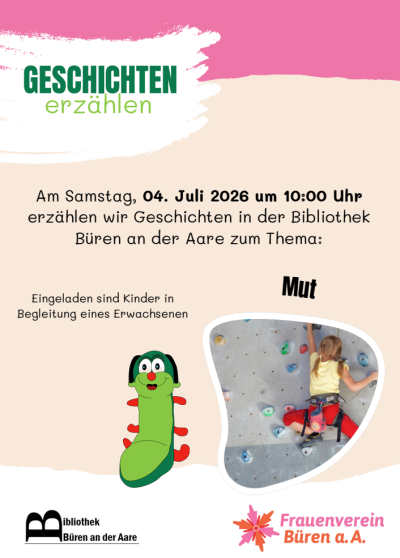 Geschichten erzählen in der Bibliothek