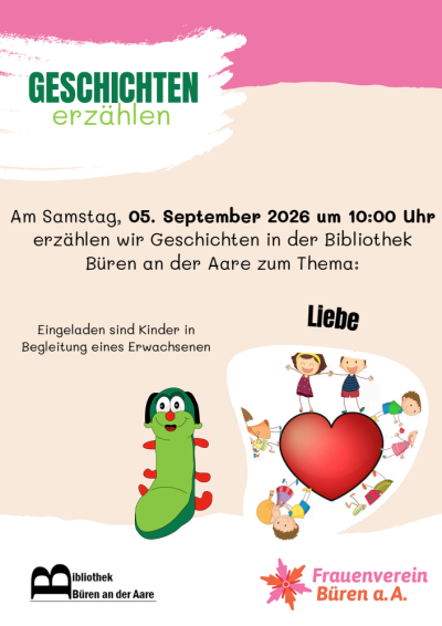 Geschichten erzählen in der Bibliothek