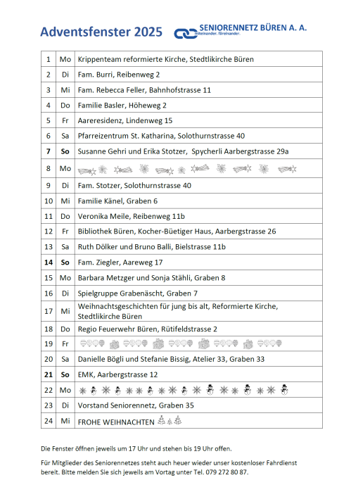 Adventsfenster 2025